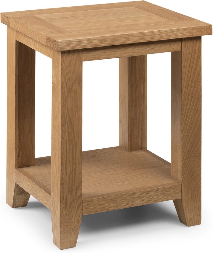 The Range | Julian Bowen Astoria Oak Lamp Table Natural Julian Bowen Astoria Oak Lamp Table Natural