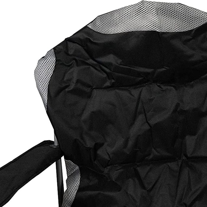 The Range | HyFive Folding Camp Chair Padded High Back - Black / 1 HyFive Folding Camp Chair Padded High Back - Black / 1