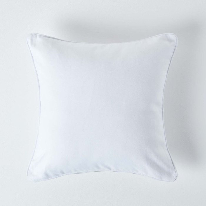 The Range | Homescapes Homescapes Cotton Plain Cushion Cover - Off White Homescapes Homescapes Cotton Plain Cushion Cover - Off White