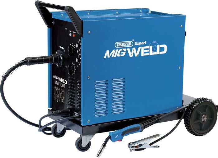 The Range | Draper Draper 230V Expert 180 Mig Welder - Blue Draper Draper 230V Expert 180 Mig Welder - Blue
