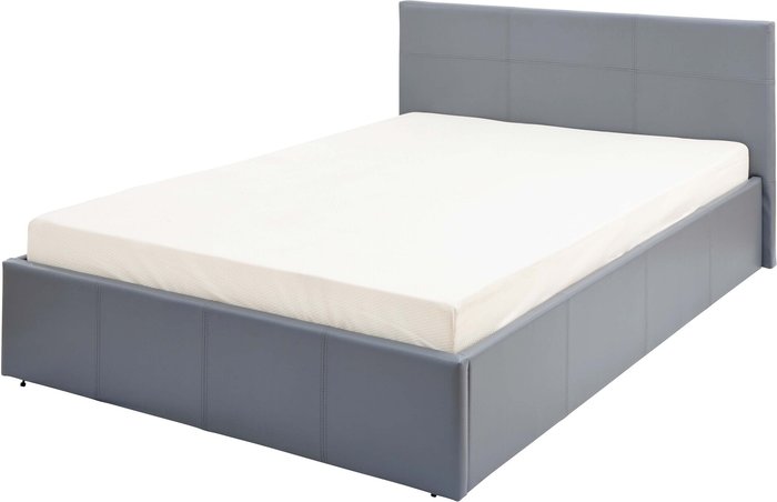 The Range | GFW End Lift Ottoman Bed - Grey PU / Double GFW End Lift Ottoman Bed - Grey PU / Double