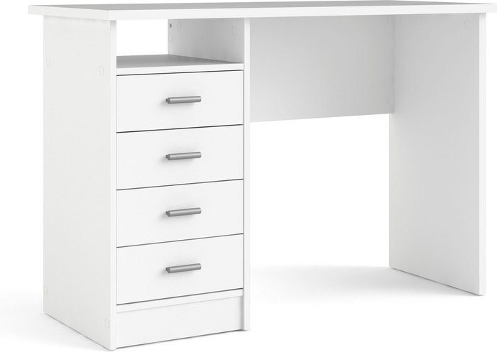 The Range | Furniture To Go Function Plus 4-Drawer Desk - White Furniture To Go Function Plus 4-Drawer Desk - White