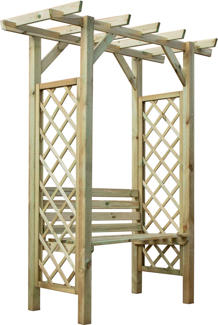 The Range | Mercia Mercia Pergola Arbour Seat Mercia Mercia Pergola Arbour Seat