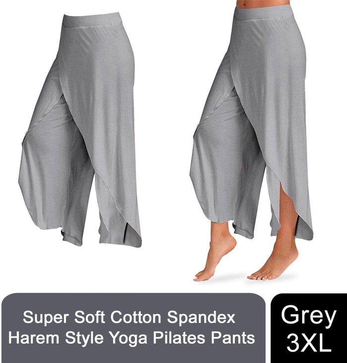 The Range | Flo Super Soft Modal Spandex Yoga Pants - Grey / 127cm Flo Super Soft Modal Spandex Yoga Pants - Grey / 127cm