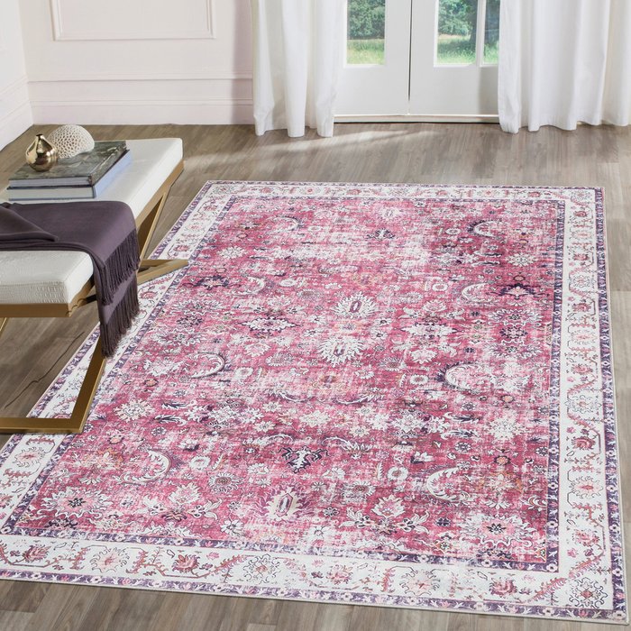 The Range | Washarug Washarug Rada Rug Pink 230 X 160Cm Washarug Washarug Rada Rug Pink 230 X 160Cm