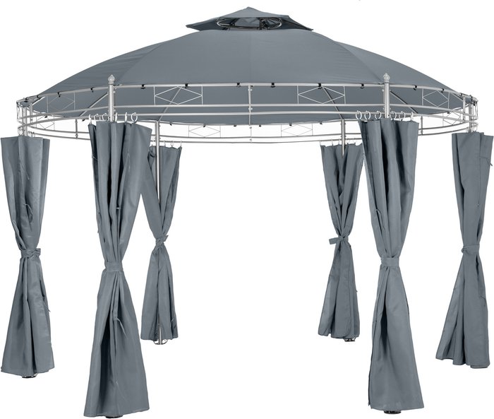 The Range | TECTAKE Tectake Luxury Gazebo 350 cm Siana Black TECTAKE Tectake Luxury Gazebo 350 cm Siana Black