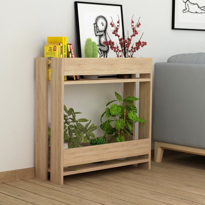 The Range | Decortie Massi Modern Plantstand - Oak Decortie Massi Modern Plantstand - Oak