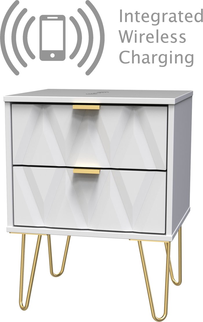 The Range | Ready Assembled Copenhagen Two Door Two Drawer Wardrobe Blue Ready Assembled Copenhagen Two Door Two Drawer Wardrobe Blue