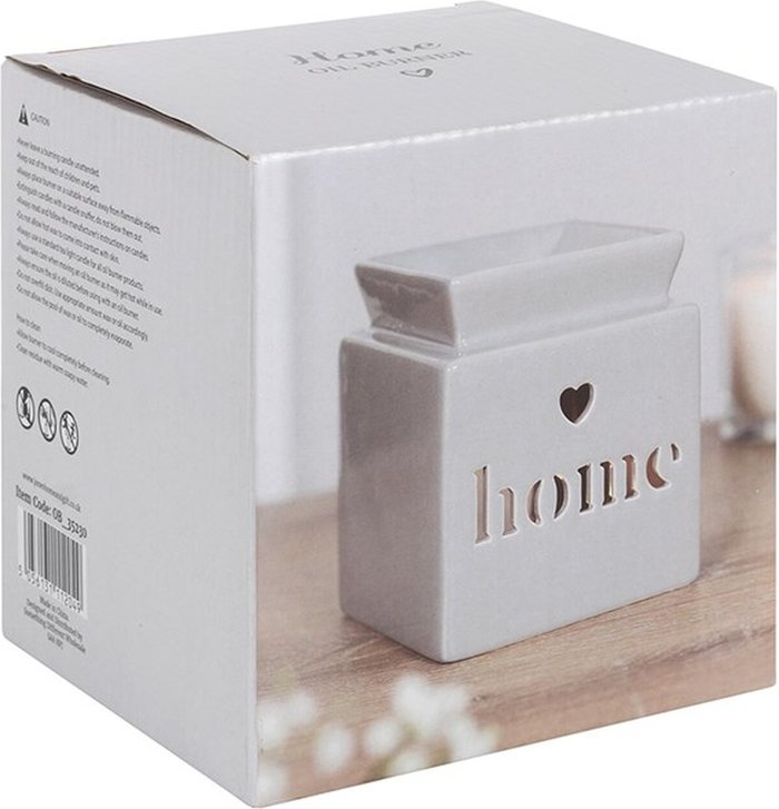 The Range | Kingsbury Gifts Grey Home Cut Out Oil Burner - Grey Kingsbury Gifts Grey Home Cut Out Oil Burner - Grey