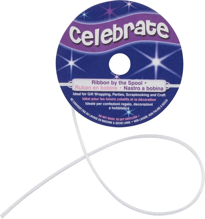 The Range | Celebrate Ribbon Knot Cord - White Celebrate Ribbon Knot Cord - White