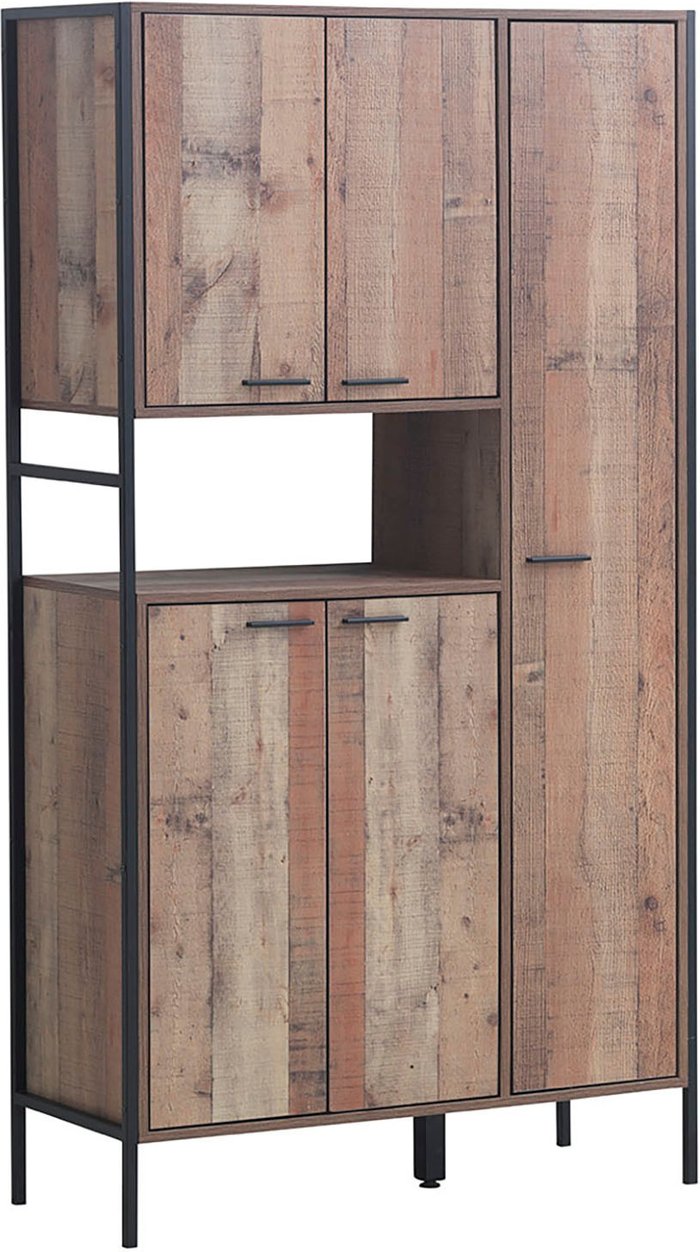The Range | Timber Art Design UK Stretton Kitchen Cabinet With Five Doors - Rustic Oak Timber Art Design UK Stretton Kitchen Cabinet With Five Doors - Rustic Oak