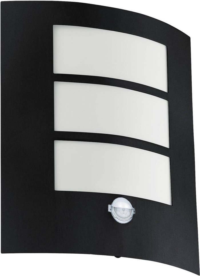 The Range | EGLO Eglo Black Zinc-plated Steel Outdoor Wall Lamp EGLO Eglo Black Zinc-plated Steel Outdoor Wall Lamp