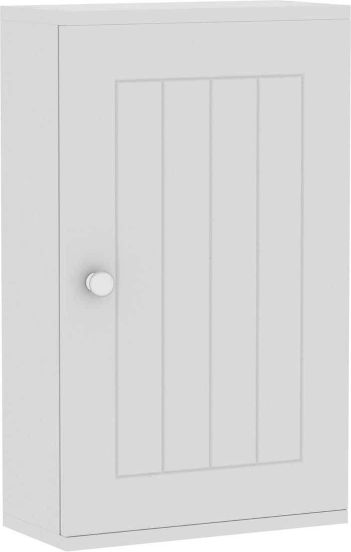 The Range | Priano 1 Door Wall Cabinet - White - White Priano 1 Door Wall Cabinet - White - White