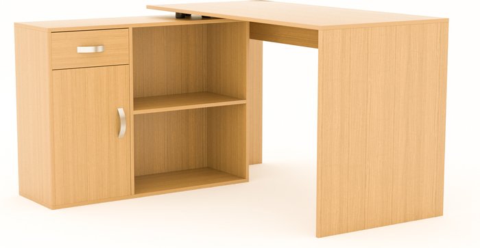 The Range | Longton Adjustable Computer Desk - Pine Longton Adjustable Computer Desk - Pine