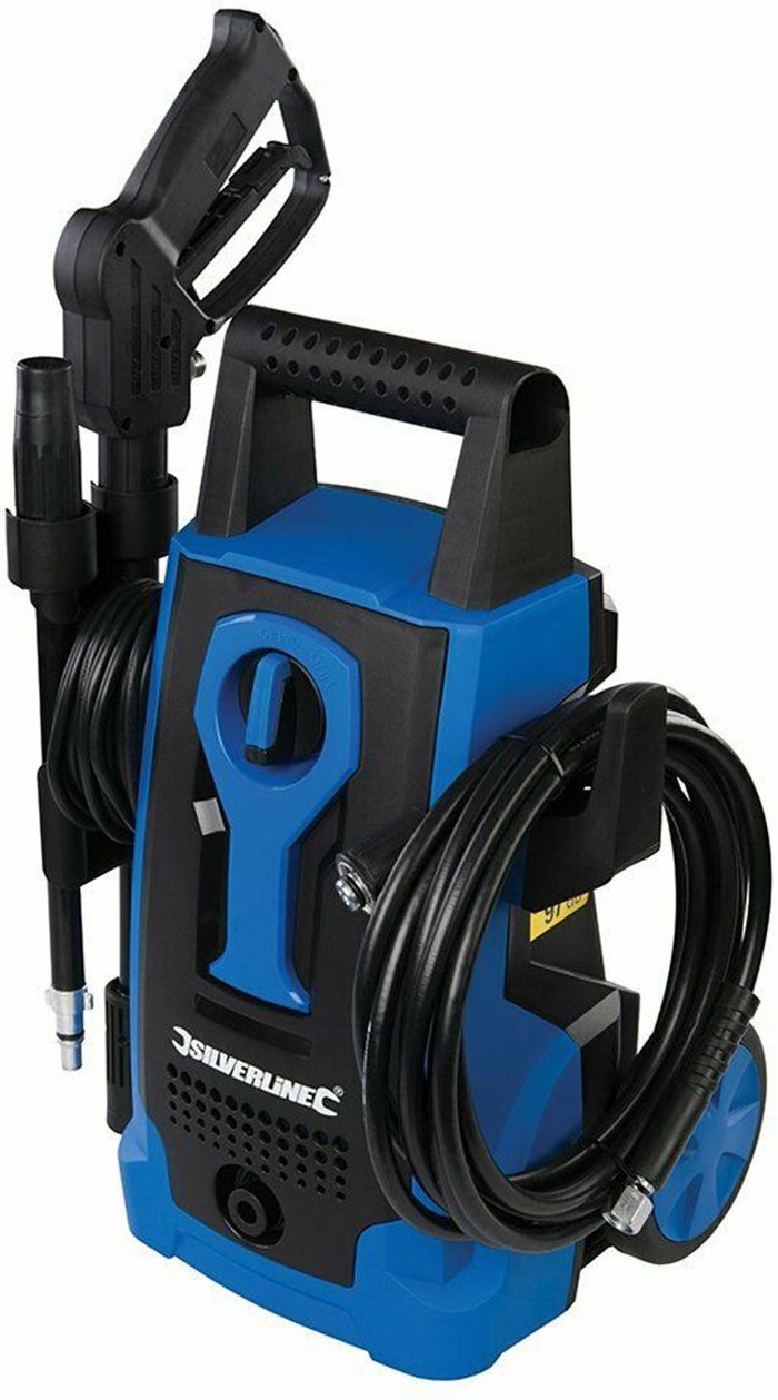 The Range | Silverline Silverline Pressure Washer 1400W - Blue Silverline Silverline Pressure Washer 1400W - Blue