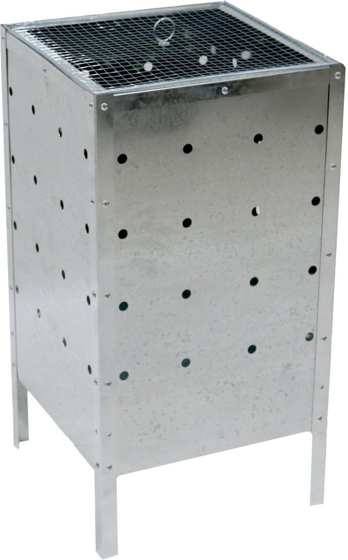 The Range | Oypla 90L Square Garden Galvanised Incinerator Fire Bin Rubbish Pit - Steel Oypla 90L Square Garden Galvanised Incinerator Fire Bin Rubbish Pit - Steel