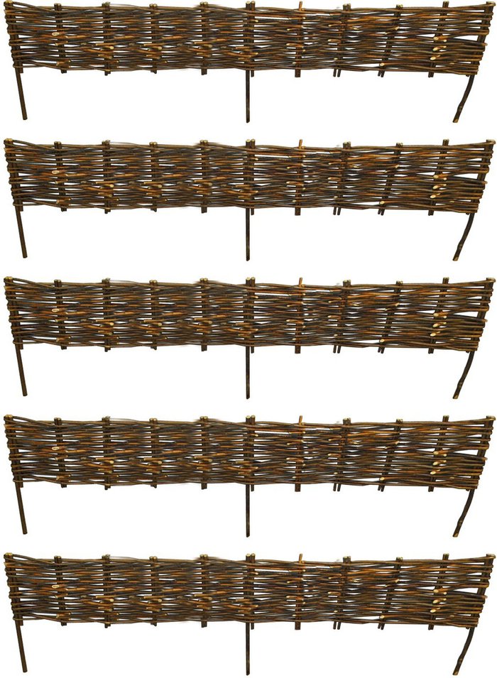 The Range | Selections Willow Hurdles Lawn Edging - Brown / 10 Selections Willow Hurdles Lawn Edging - Brown / 10