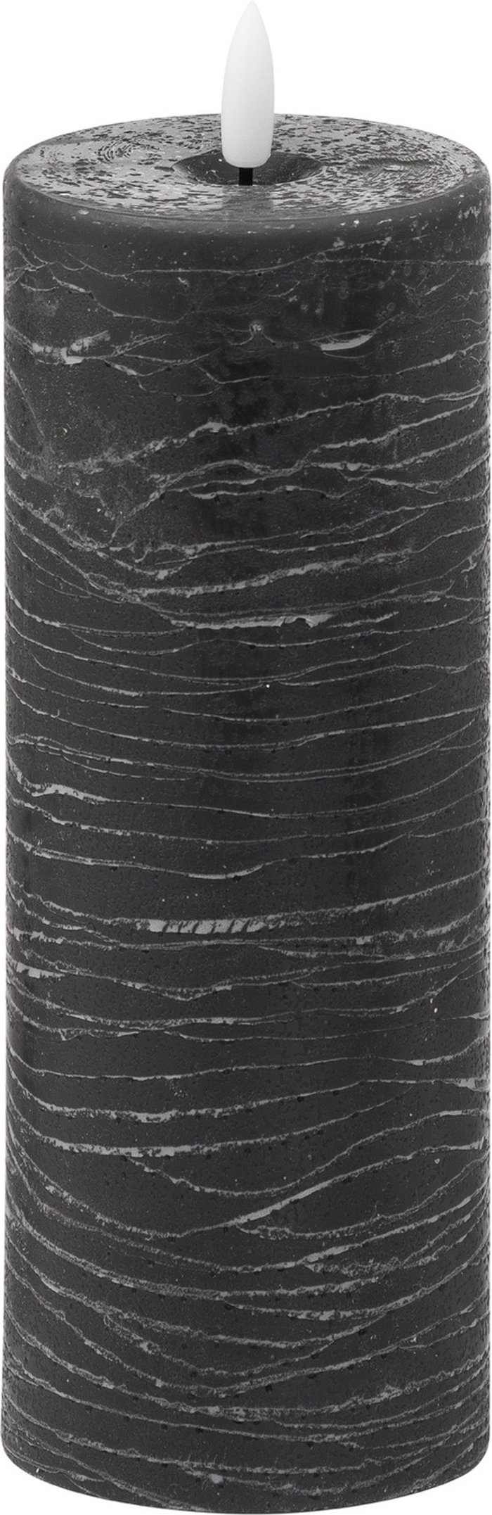 The Range | Hill Luxe Collection Natural Glow 3x8 Grey LED Candle Hill Luxe Collection Natural Glow 3x8 Grey LED Candle