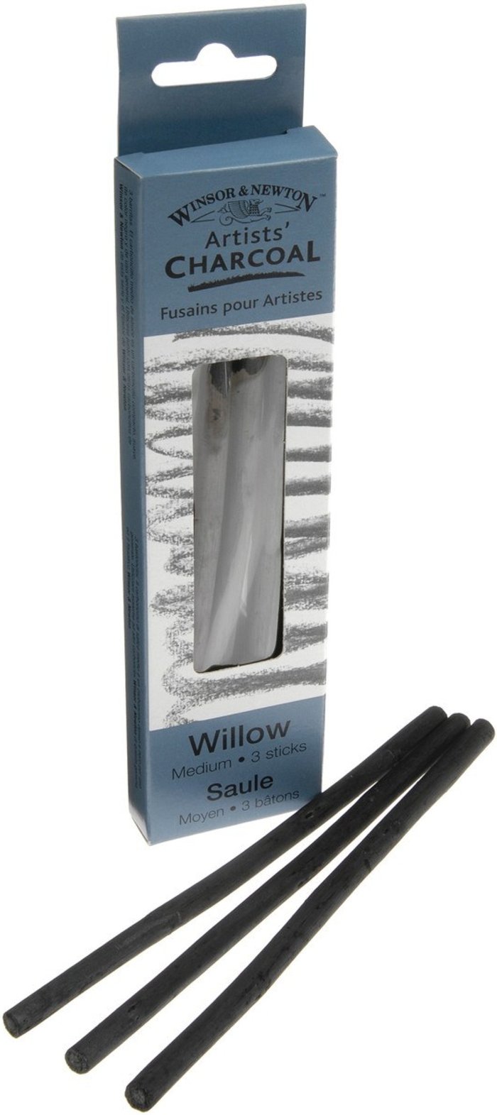 The Range | Winsor & Newton Winsor and Newton Willow Charcoal Sticks - Black / 3 / Medium Winsor & Newton Winsor and Newton Willow Charcoal Sticks - Black / 3 / Medium