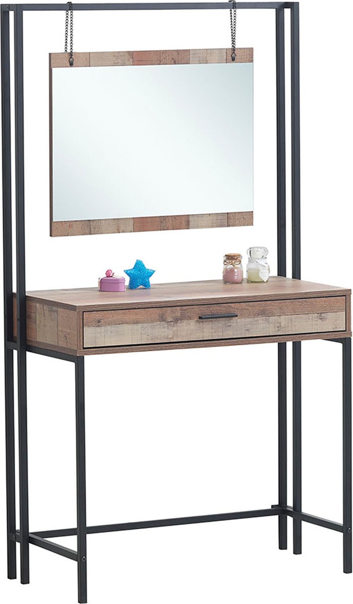 The Range | Timber Art Design UK Stretton Dressing Table With Mirror - Rustic Oak Timber Art Design UK Stretton Dressing Table With Mirror - Rustic Oak