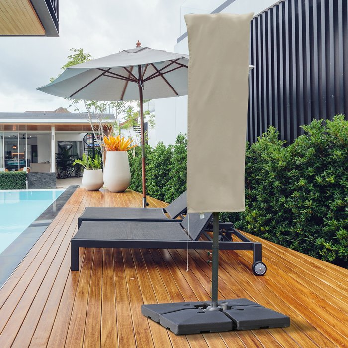 The Range | Outsunny Outsunny Cantilever Parasol Protective Cover Outsunny Outsunny Cantilever Parasol Protective Cover