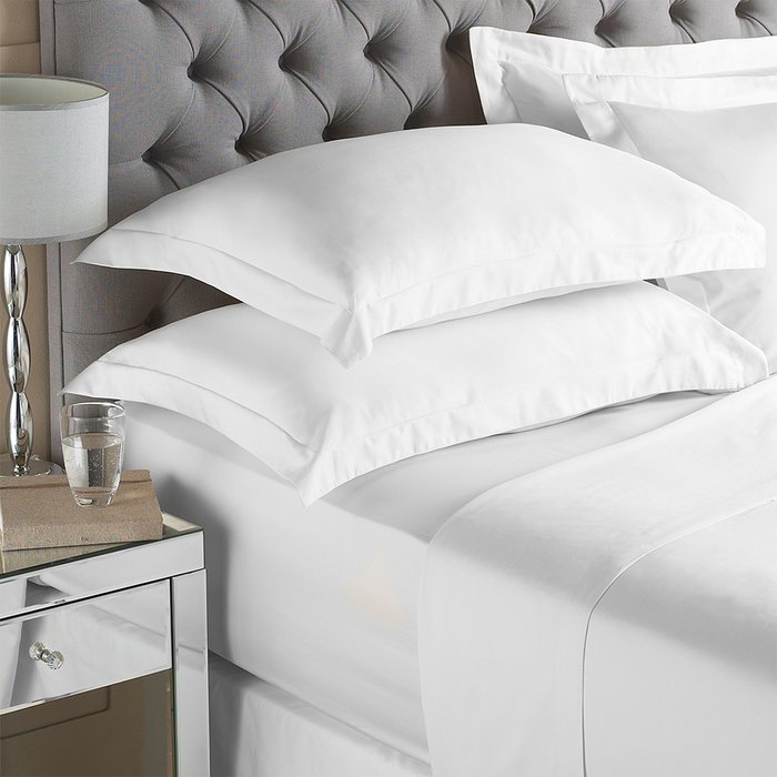The Range | Paoletti Paoletti 200 Thread Count Housewife Pillowcase Pair Cotton White Paoletti Paoletti 200 Thread Count Housewife Pillowcase Pair Cotton White