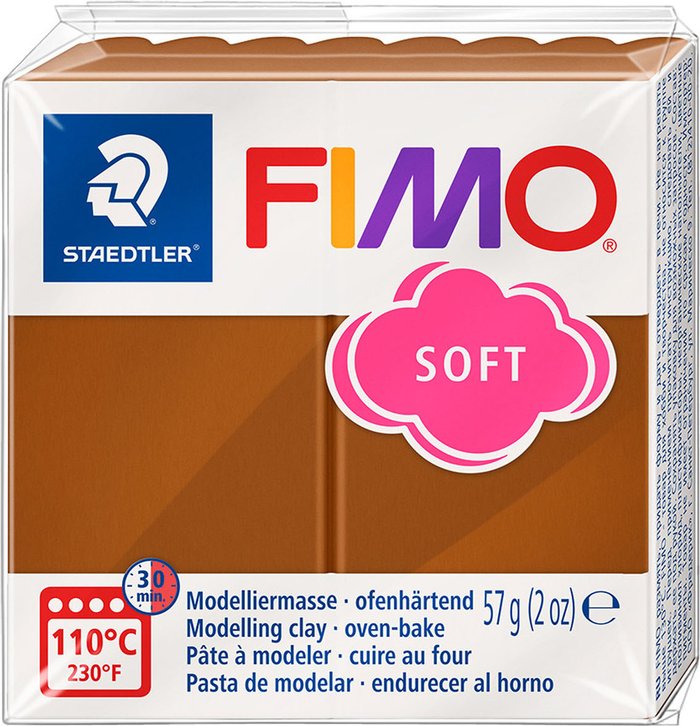 The Range | Staedtler Staedtler Fimo Soft Modelling Clay Block - Caramel Staedtler Staedtler Fimo Soft Modelling Clay Block - Caramel