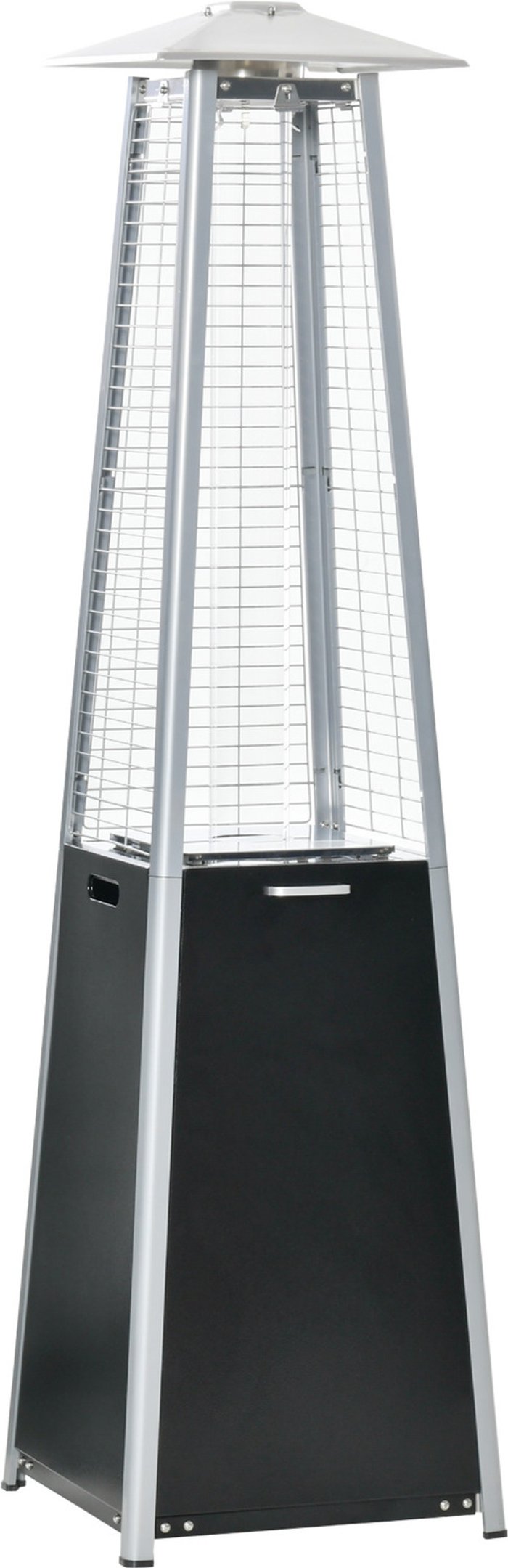 The Range | Outsunny Outdoor Patio Gas Heater - Black / 190cm Outsunny Outdoor Patio Gas Heater - Black / 190cm