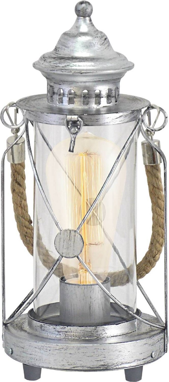 The Range | EGLO Eglo Nautical Inspired Silver Table Lamp EGLO Eglo Nautical Inspired Silver Table Lamp