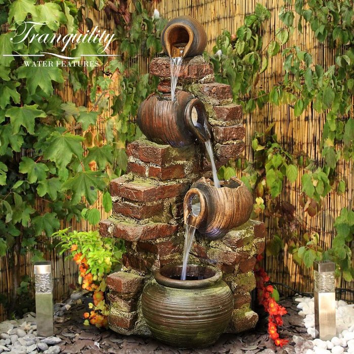The Range | Tranquility Tranquility Moroccan Pots Mains Powered Water Feature Tranquility Tranquility Moroccan Pots Mains Powered Water Feature