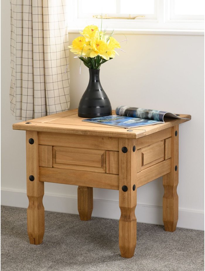 The Range | Corona Corona Lamp Table - Pine - Pine Corona Corona Lamp Table - Pine - Pine