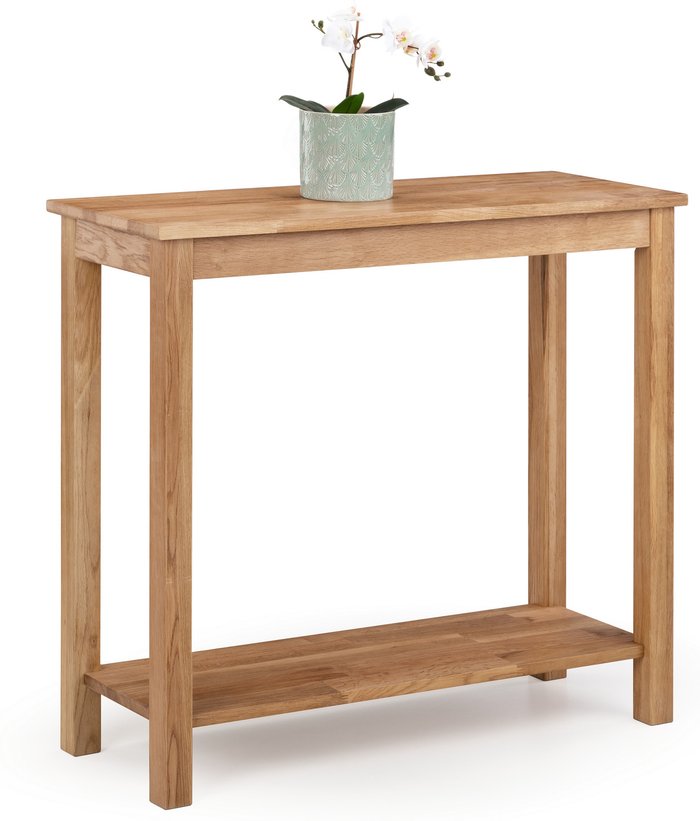 The Range | Julian Bowen Coxmoor Console Table - Oak Julian Bowen Coxmoor Console Table - Oak