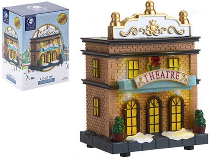 The Range | Miniature World Miniature Light Up Theatre 14cm - Mixed Miniature World Miniature Light Up Theatre 14cm - Mixed