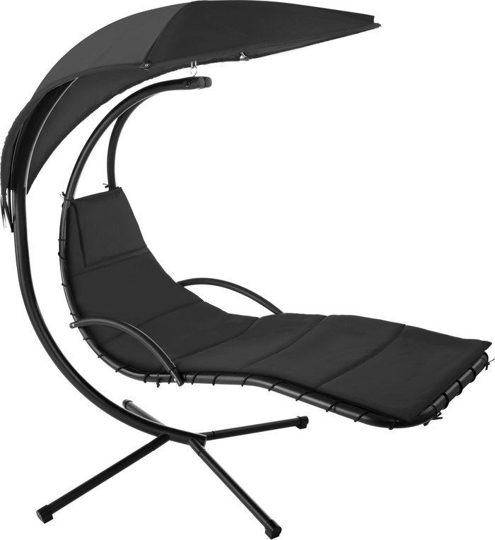 The Range | TECTAKE Tectake Maja Hanging Lounger Black TECTAKE Tectake Maja Hanging Lounger Black