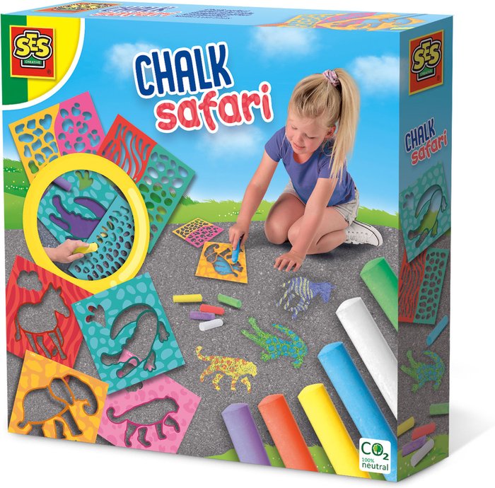 The Range | SES CREATIVE SES CREATIVE Playground Chalk Safari - 02204 - Multi-colour SES CREATIVE SES CREATIVE Playground Chalk Safari - 02204 - Multi-colour