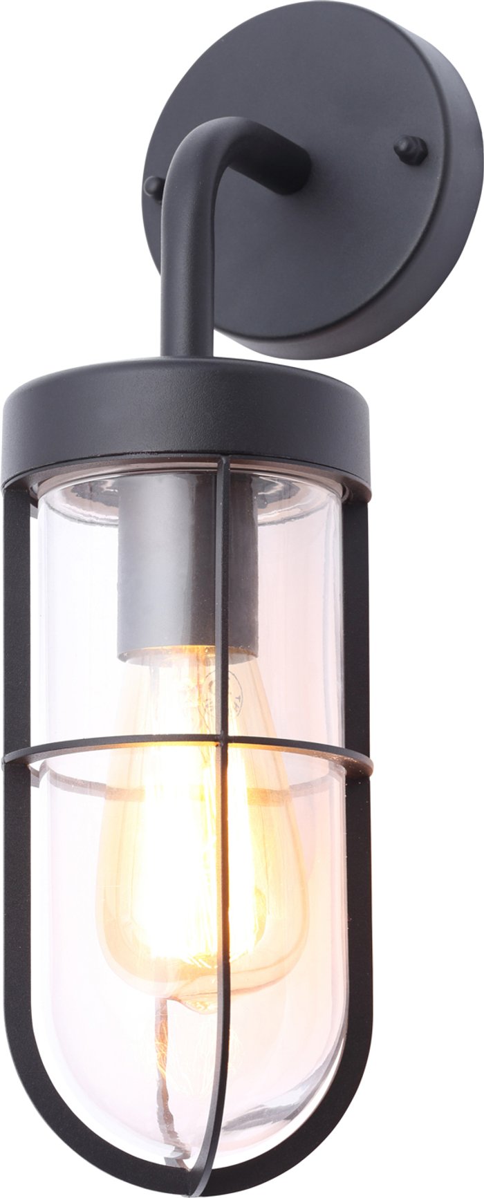 The Range | Litecraft Astley Outdoor Cage Wall Light - Black Litecraft Astley Outdoor Cage Wall Light - Black