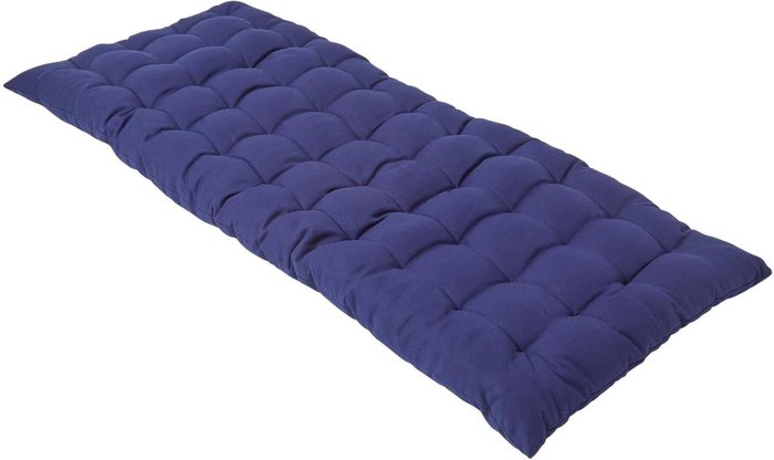 The Range | Homescapes Solid Garden Bench Pad Cushion - Navy / 108cm Homescapes Solid Garden Bench Pad Cushion - Navy / 108cm