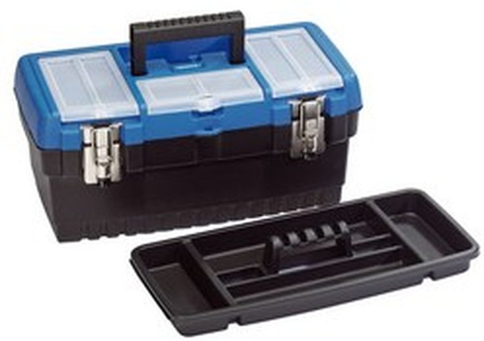 The Range | Draper Draper Plastic Tool Box and Tote Tray 400mm Draper Draper Plastic Tool Box and Tote Tray 400mm