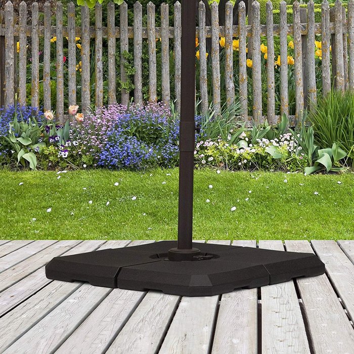 The Range | Outsunny Outsunny 4 Part Cantilever Base - Black Outsunny Outsunny 4 Part Cantilever Base - Black