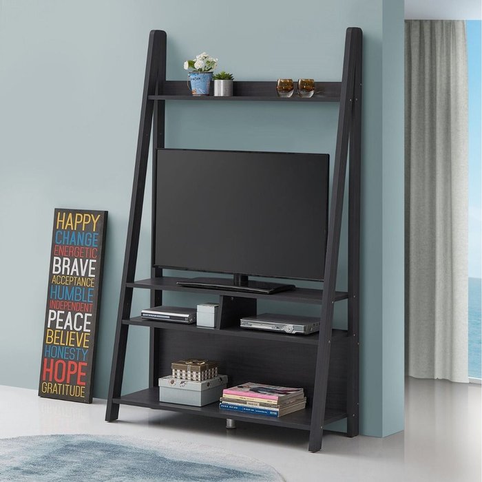 The Range | Timber Art Design UK Riva Ladder TV Unit - Black Timber Art Design UK Riva Ladder TV Unit - Black