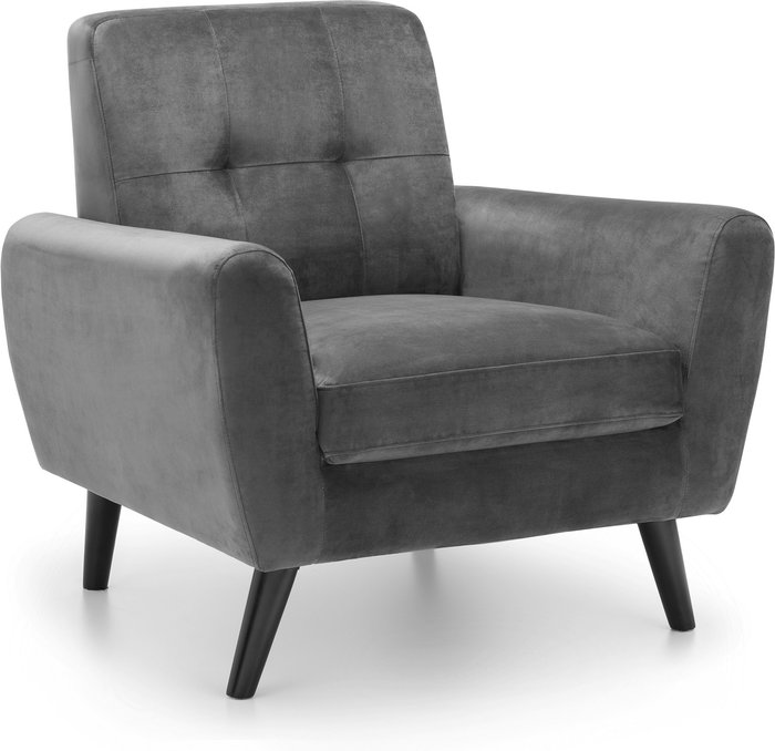 The Range | Julian Bowen Monza Chair - Grey Julian Bowen Monza Chair - Grey