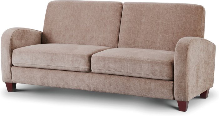 The Range | Julian Bowen Julian Bowen Vivo 3 Seater Sofa - Mink Chenille Julian Bowen Julian Bowen Vivo 3 Seater Sofa - Mink Chenille