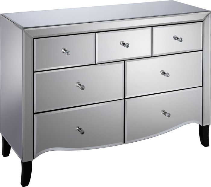 The Range | Birlea Palermo 3 Over 4 Chest - Mirrored Birlea Palermo 3 Over 4 Chest - Mirrored