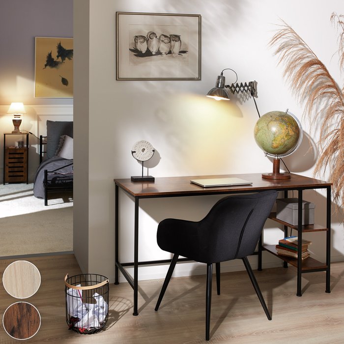 The Range | TECTAKE TecTake Donegal Desk - Brown TECTAKE TecTake Donegal Desk - Brown