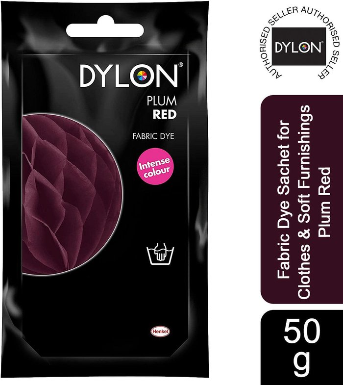 The Range | Dylon Dylon Hand Fabric Dye - Plum Red Dylon Dylon Hand Fabric Dye - Plum Red