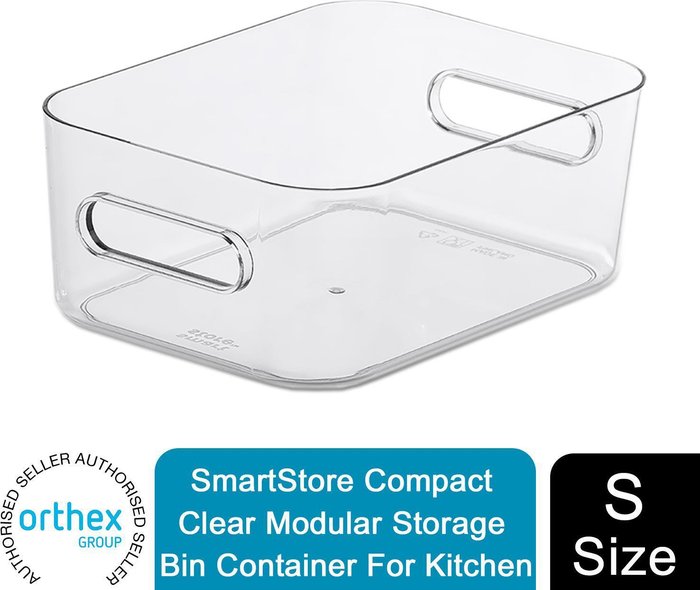 The Range | SmartStore SmartStore Compact Storage Box Medium 195x295x120mm 5.3L Clear 10890 SmartStore SmartStore Compact Storage Box Medium 195x295x120mm 5.3L Clear 10890