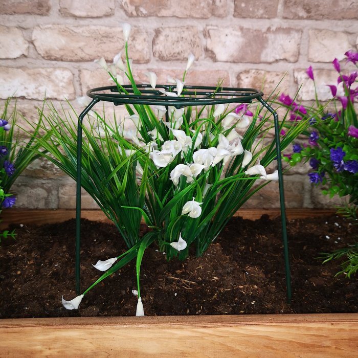 The Range | Samuel Alexander Tom Chambers Urban Dark Green Metal Herbaceous Garden Plant Support 40cm x 20cm - Green Samuel Alexander Tom Chambers Urban Dark Green Metal Herbaceous Garden Plant Support 40cm x 20cm - Green