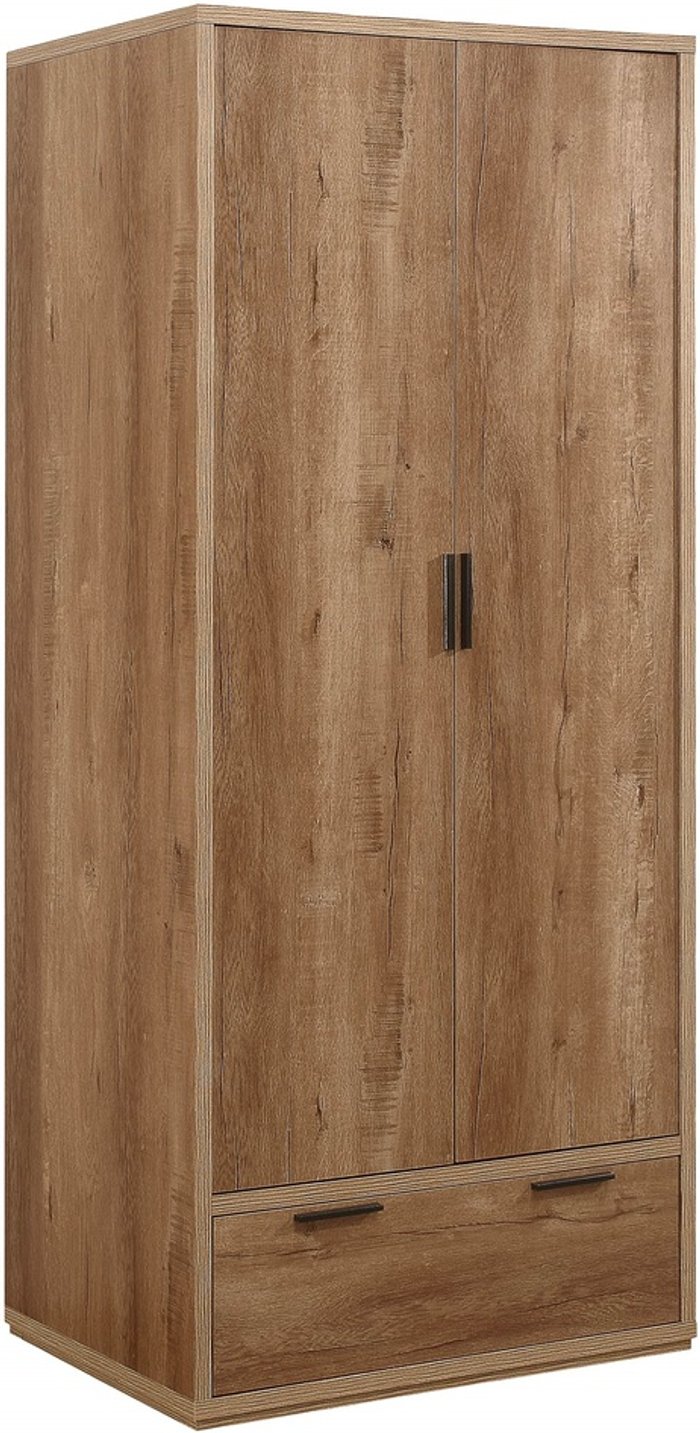 The Range | Birlea Birlea Stockwell 2 Door 1 Drawer Wardrobe Rustic Oak Effect Birlea Birlea Stockwell 2 Door 1 Drawer Wardrobe Rustic Oak Effect