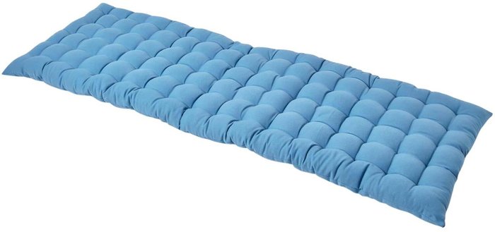 The Range | Homescapes Solid Garden Bench Pad Cushion - Airforce Blue / 143cm Homescapes Solid Garden Bench Pad Cushion - Airforce Blue / 143cm