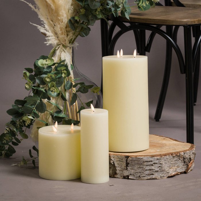 The Range | Hill Luxe Collection Natural Glow 6 x 12 LED Ivory Candle Hill Luxe Collection Natural Glow 6 x 12 LED Ivory Candle